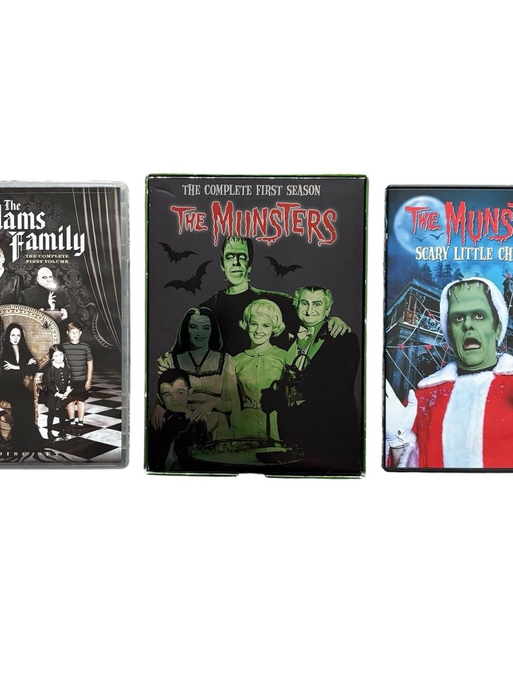 The Munsters and The Adams Family 3 DVD Volume Lot
